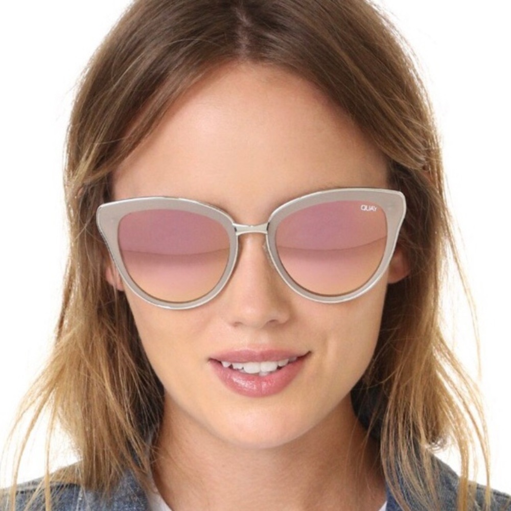 ✨💕 Quay pink gray sunglasses every little thing 😎 🌞